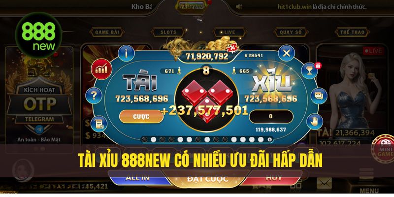 888NEW có nhiều ưu đãi tặng thưởng cho người chơi